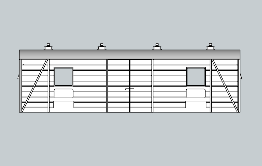 (image for) Generic - Four Wheel Parcels Van - No Chassis